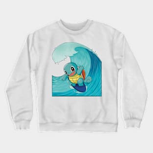 Squir tortle surf Crewneck Sweatshirt